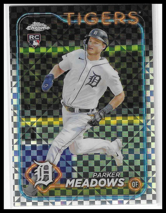 2024 Topps Chrome #271 Parker Meadows X-Fractor RC