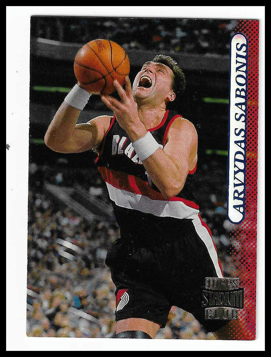 1996-97 Stadium Club #33 Arvydas Sabonis