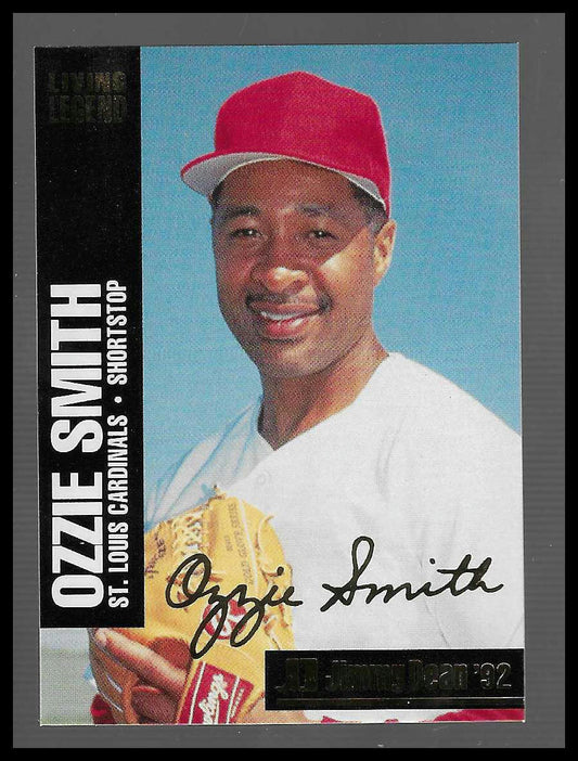 1992 Jimmy Dean Living Legends #3 Ozzie Smith