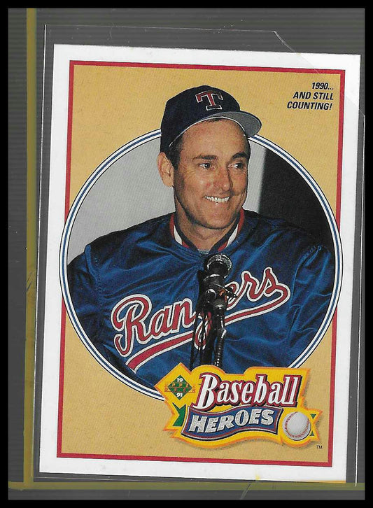 1991 Upper Deck #17 Nolan Ryan Baseball Heroes: Nolan Ryan