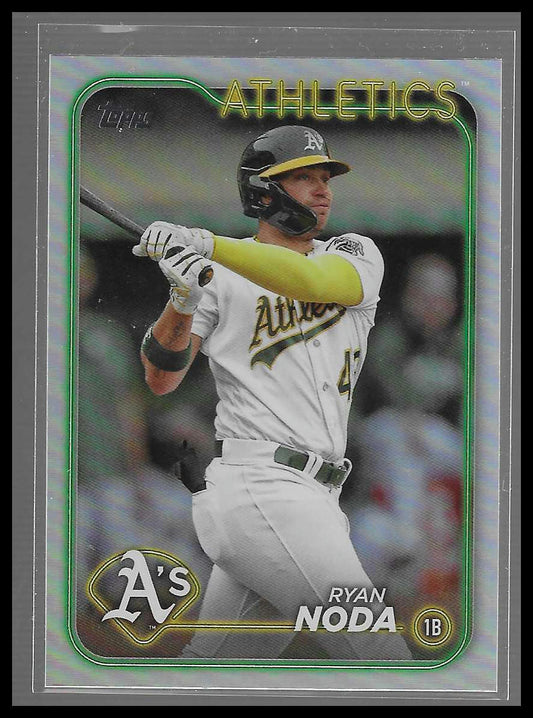 2024 Topps Oakland Athletics #OAK-15 Ryan Noda Rainbow Foil