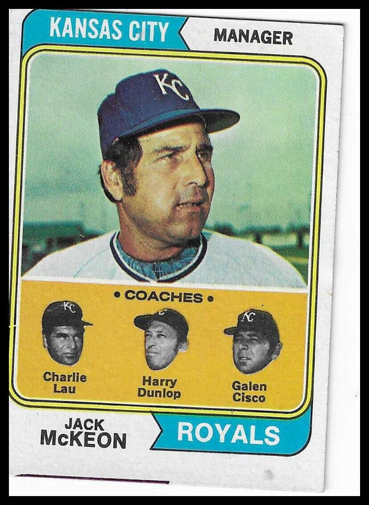 1974 Topps #166 Royals Field Leaders