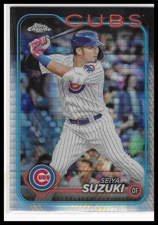 2024 Topps Chrome #151 Seiya Suzuki Prism Refractor