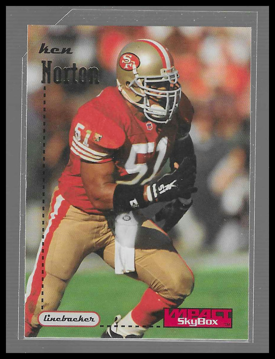 1996 SkyBox Impact #130 Ken Norton