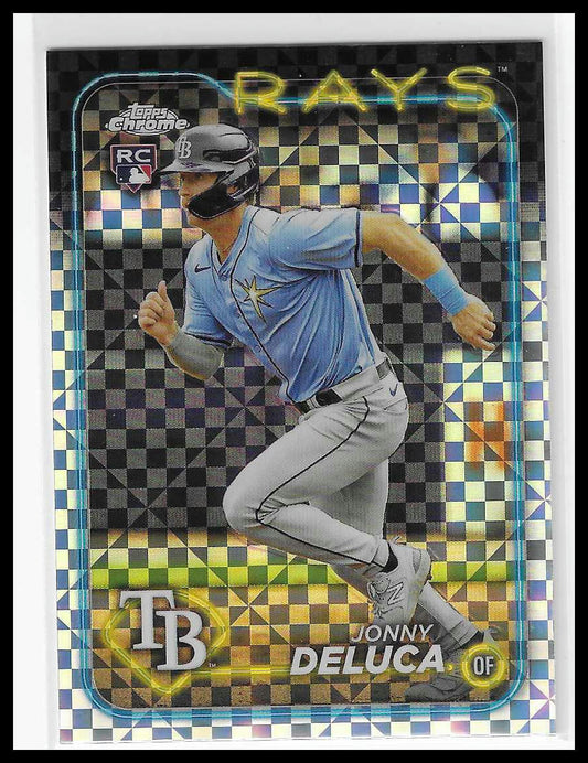 2024 Topps Chrome #163 Jonny Deluca X-Fractor RC