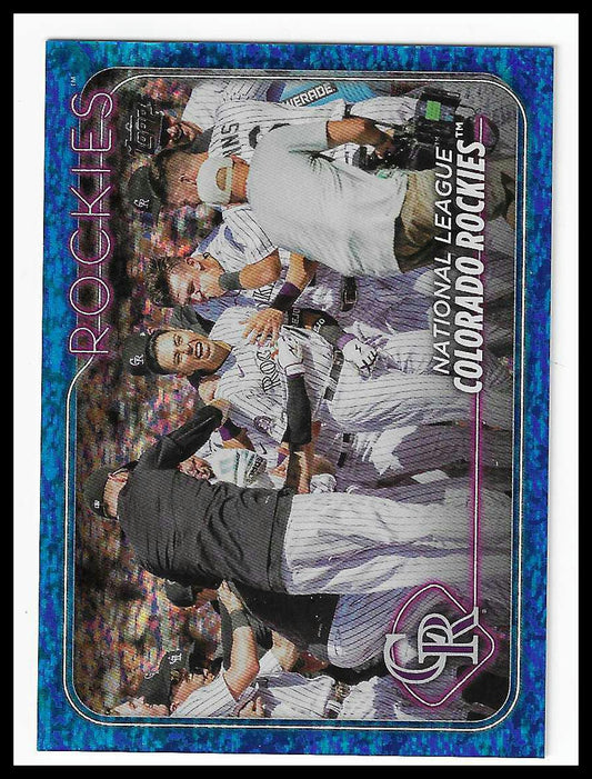 2024 Topps - Rainbow Foil #526 Colorado Rockies Rainbow Foil