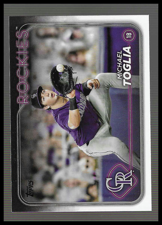 2024 Topps #626 Michael Toglia Rainbow Foil