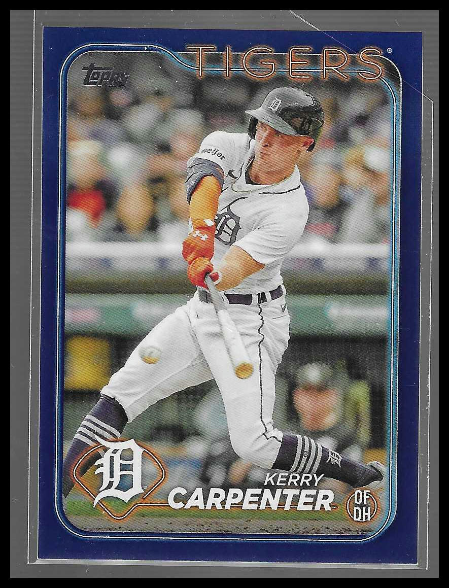 2024 Topps Series Two #536 Kerry Carpenter Royal Blue