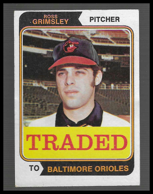 1974 Topps #59T Ross Grimsley Traded