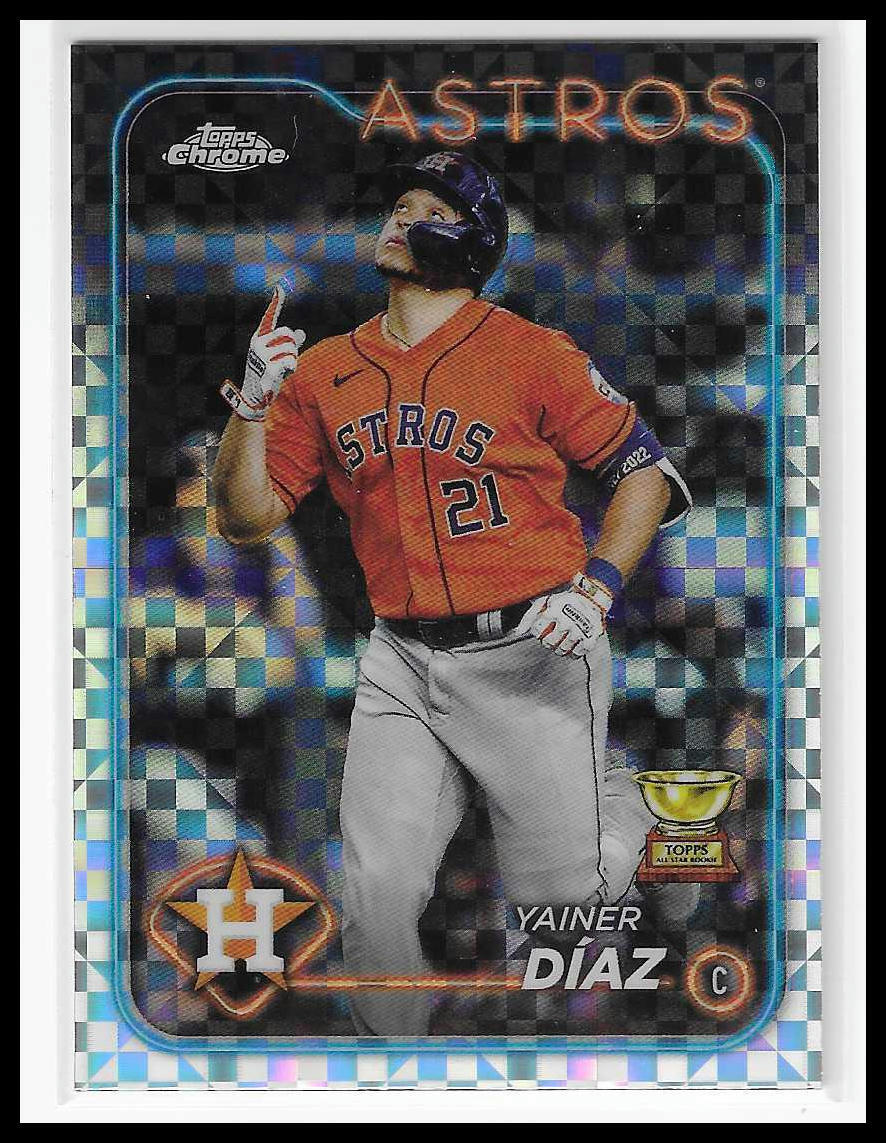 2024 Topps Chrome #203 Yainer Díaz X-Fractor