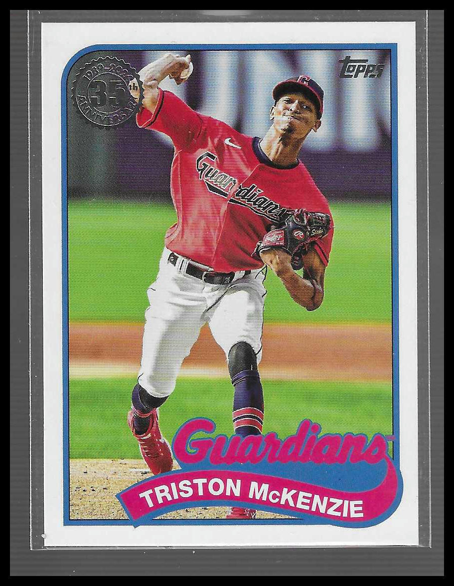 2024 Topps #89B2-46 Triston McKenzie 1989 Topps Baseball 35th Anniversary