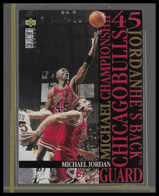 1995-96 Collector's Choice #M1 Michael Jordan Jordan He's Back