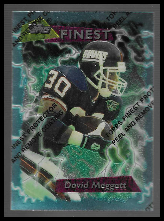 1995 Topps Finest  #2 David Meggett