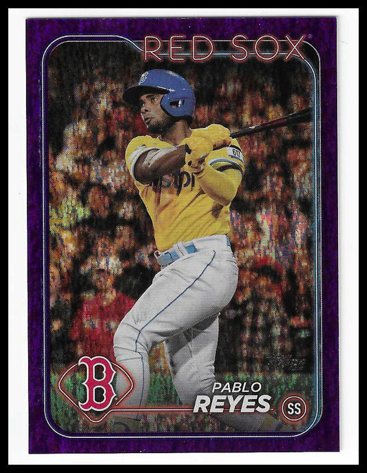 2024 Topps - Purple Holofoil #594 Pablo Reyes Purple Holofoil SN:288/799