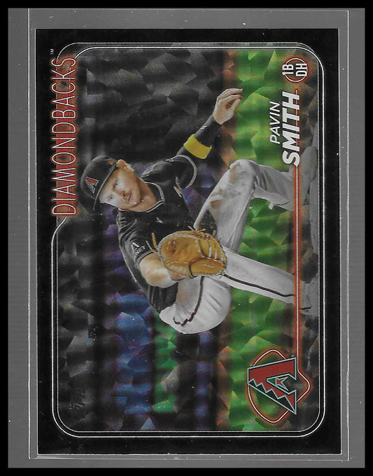 2024 Topps Series 2 #535 Pavin Smith Super Box Exclusive Black Crackle