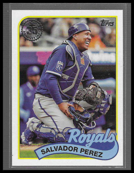 2024 Topps #89B2-22 Salvador Perez 1989 Topps Baseball 35th Anniversary