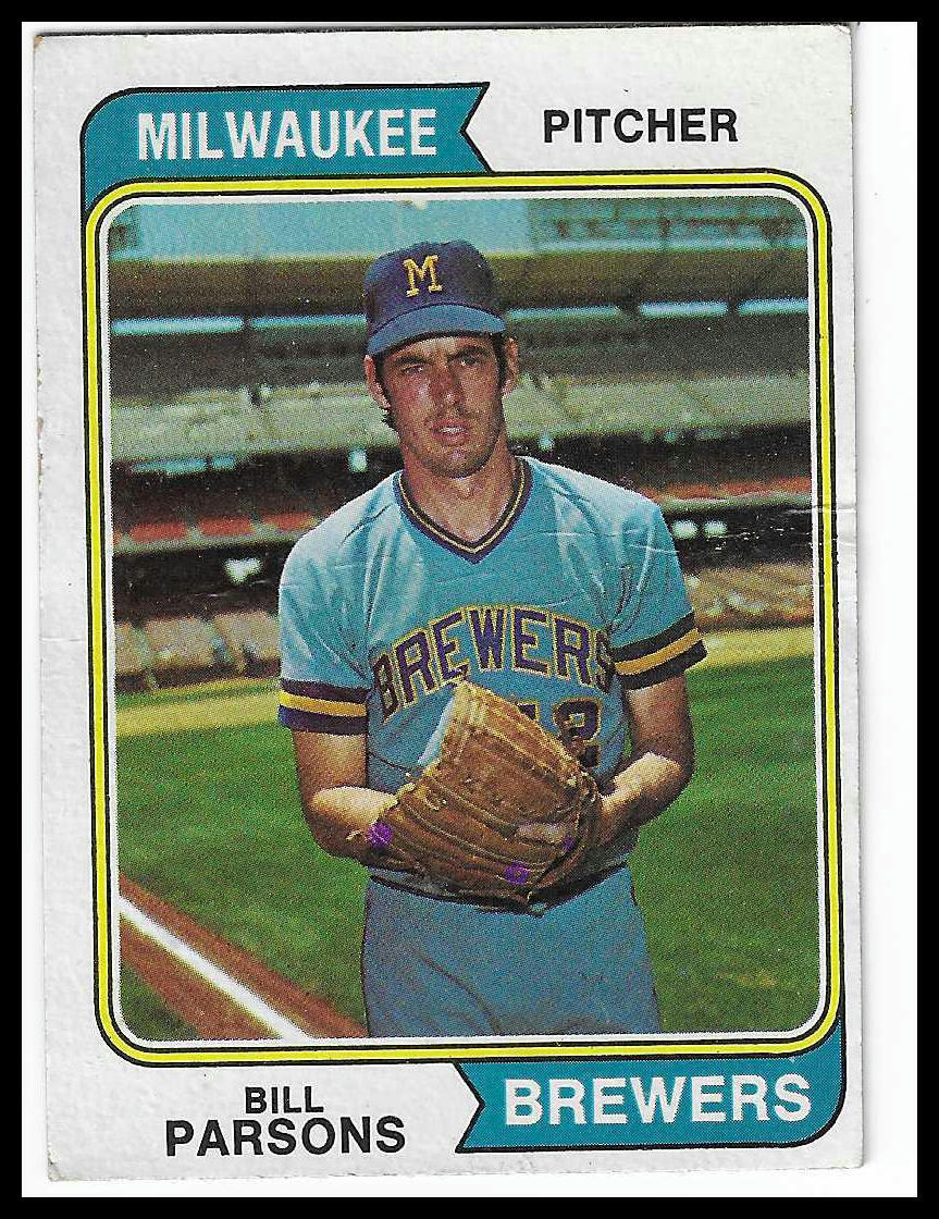 1974 Topps #574 Bill Parsons