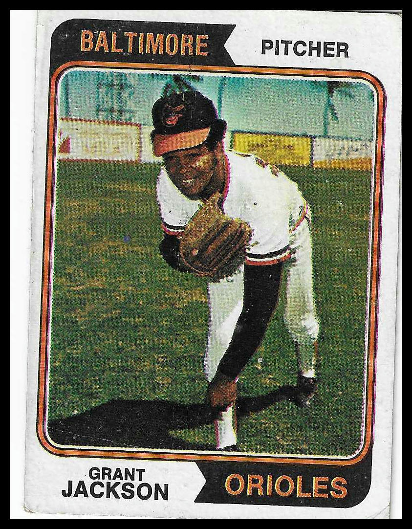 1974 Topps #68 Grant Jackson