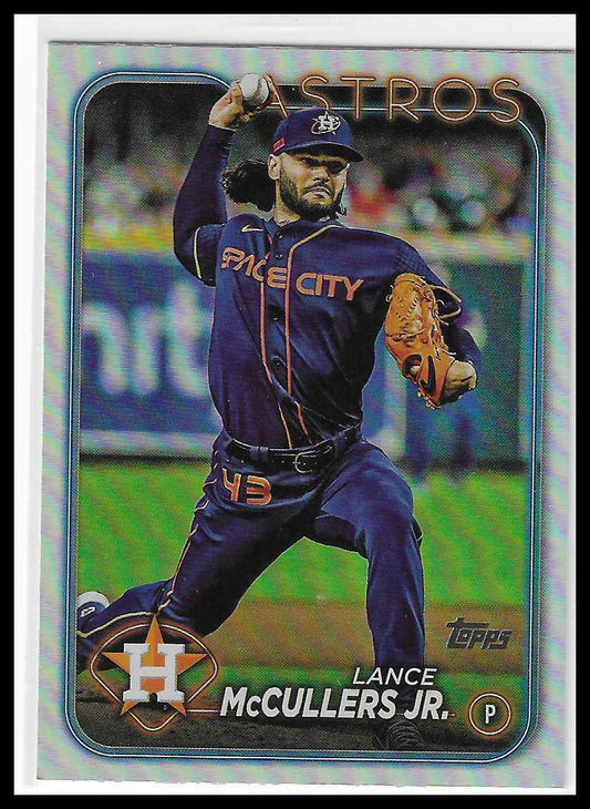 2024 Topps #588 Lance McCullers Jr. Rainbow Foil