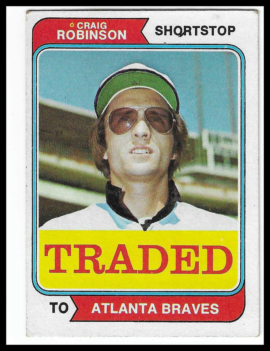 1974 Topps #23T Craig Robinson Traded