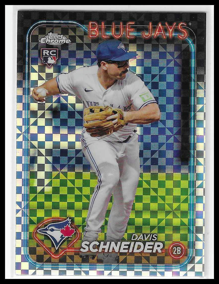 2024 Topps Chrome #290 Davis Schneider X-Fractor RC