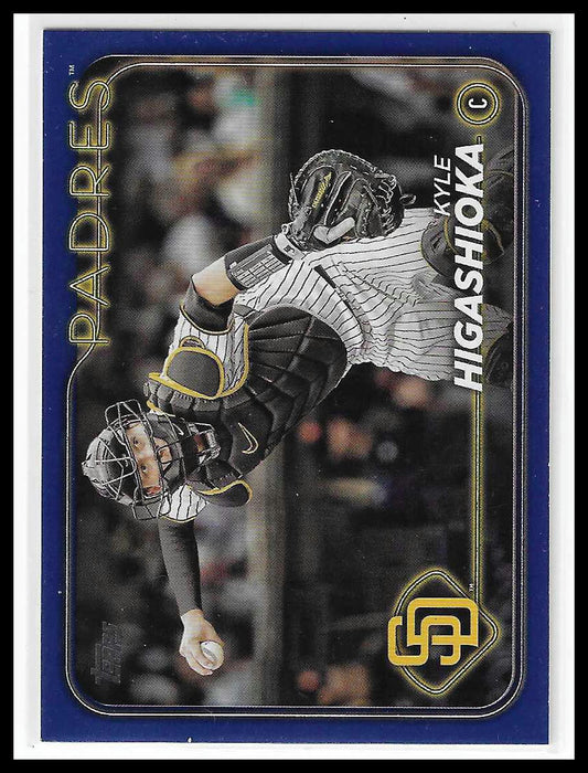 2024 Topps Series Two #512 Kyle Higashioka Royal Blue