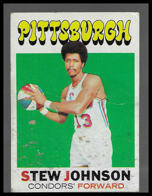 1971-72 Topps #159 Stew Johnson