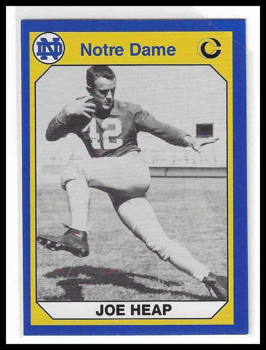 1990 Collegiate Collection Notre Dame #99 Joe Heap