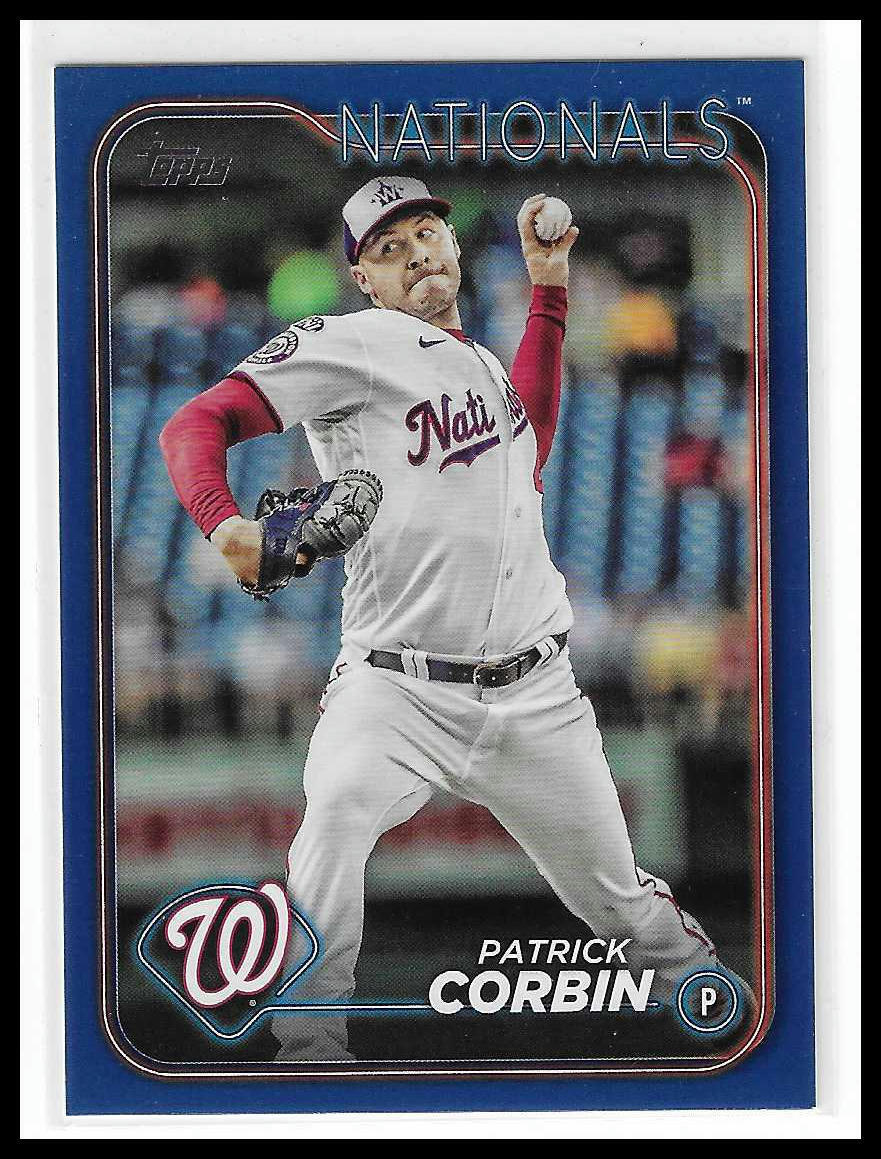 2024 Topps - Royal Blue #236 Patrick Corbin Royal Blue