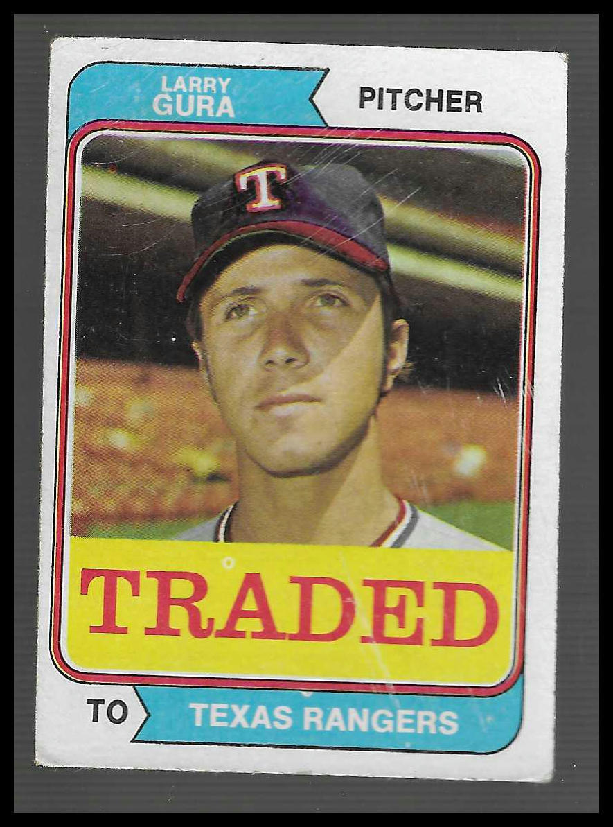 1974 Topps #616T Larry Gura Traded