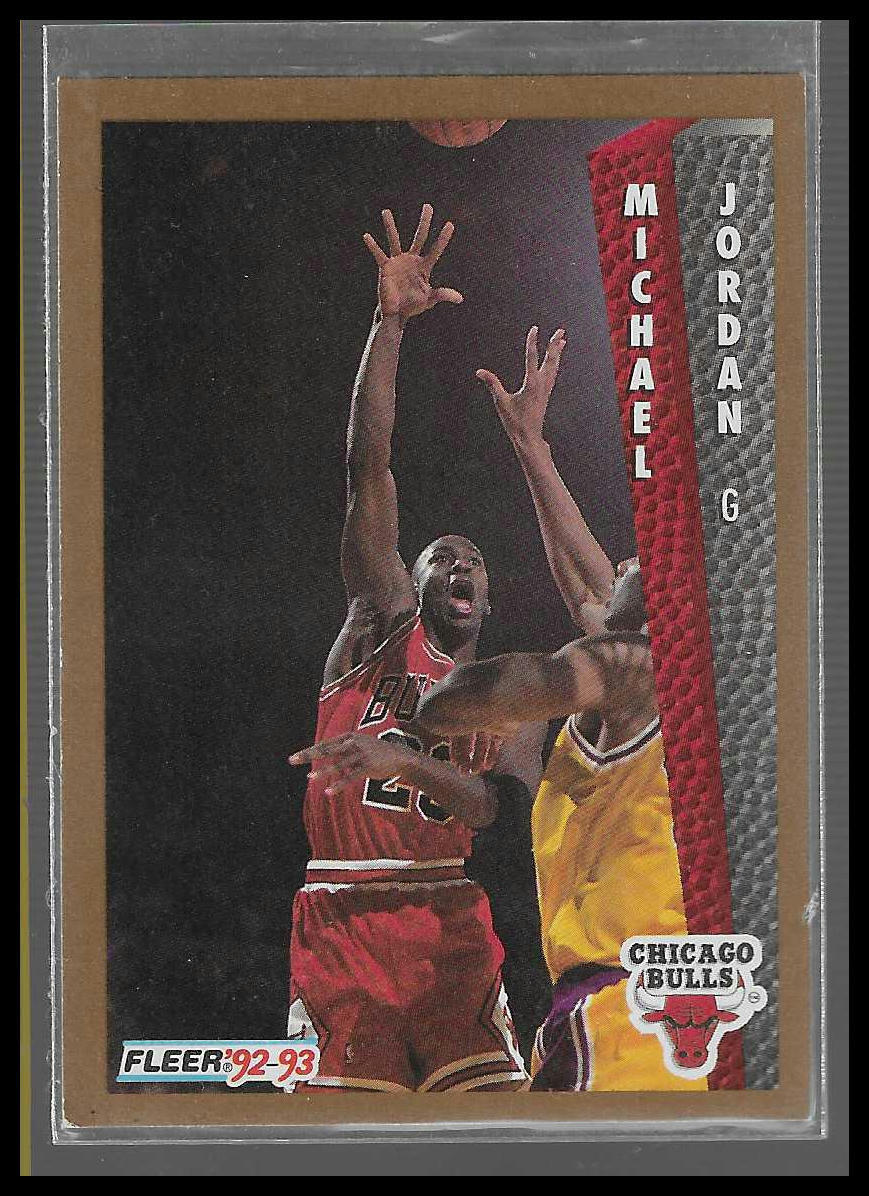 1992-93 Fleer #32 Michael Jordan Promo Sheet Singles