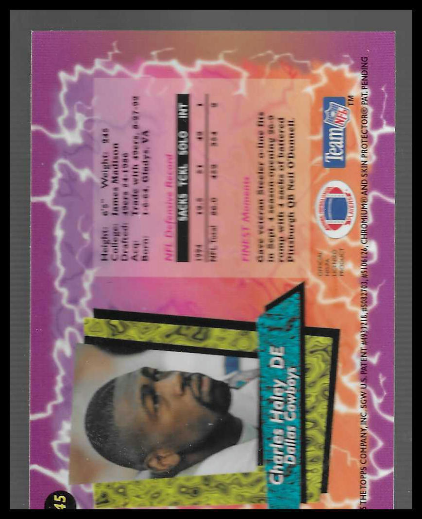 1995 Finest #145 Charles Haley Refractors