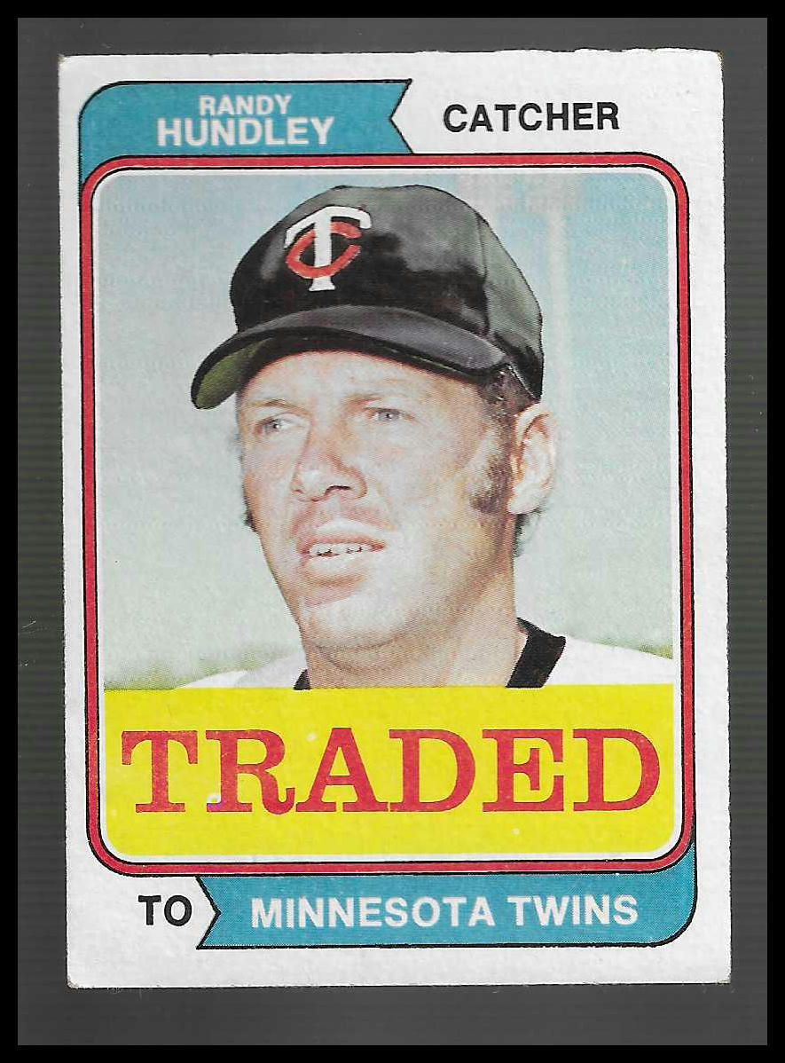 1974 Topps #319T Randy Hundley Traded