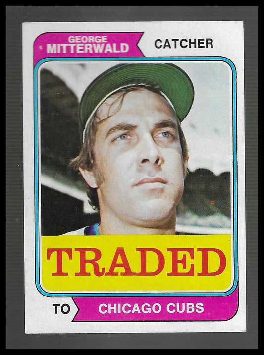 1974 Topps #249T George Mitterwald Traded