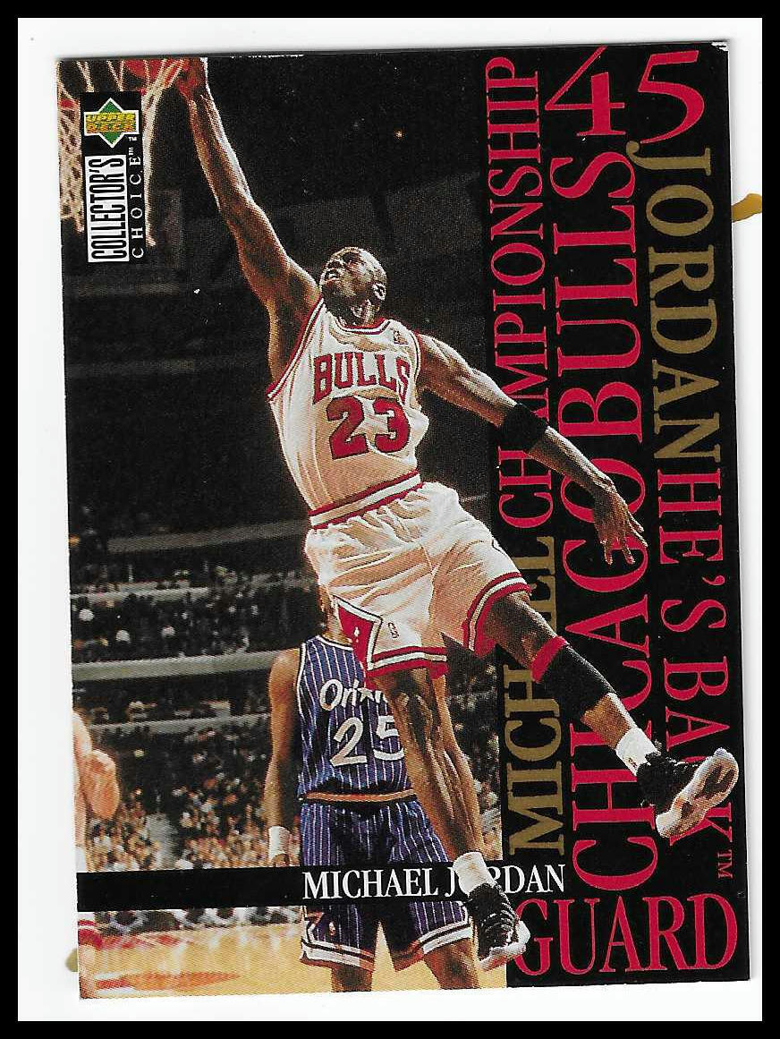 1995-96 Collector's Choice #M5 Michael Jordan Jordan He's Back