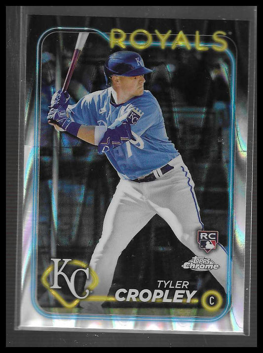 2024 Topps Chrome #148 Tyler Cropley Raywave Refractor RC