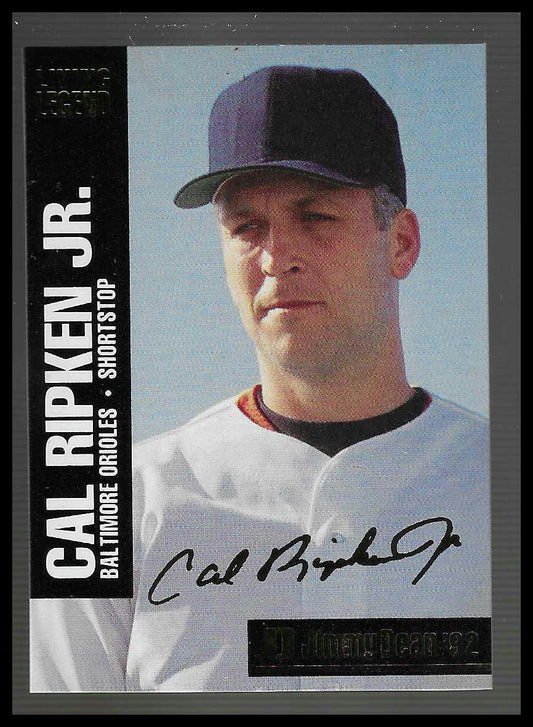 1992 Jimmy Dean Living Legends #5 Cal Ripken Jr.