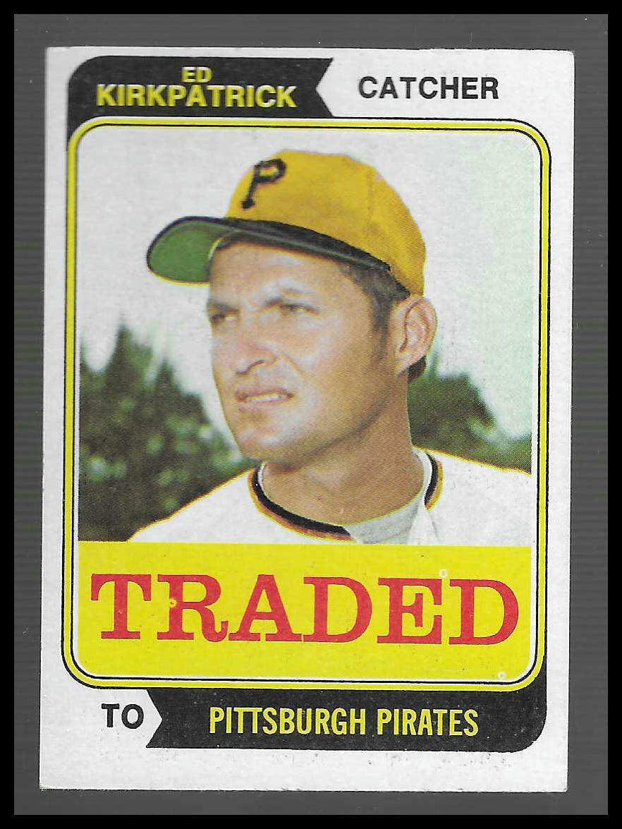 1974 Topps #262T Ed Kirkpatrick Traded