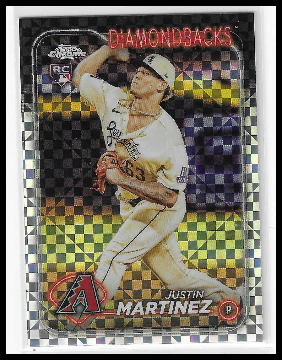 2024 Topps Chrome #159 Justin Martinez X-Fractor