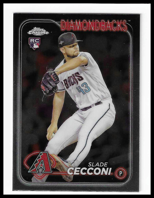 2024 Topps Chrome #77 Slade Cecconi Refractor