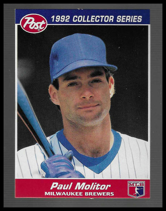 1992 Post Cereal #17 Paul Molitor