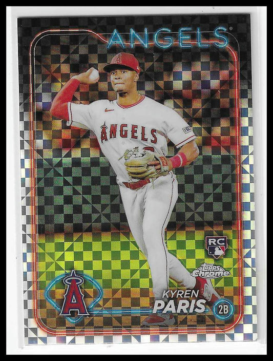 2024 Topps Chrome #151 Kyren Paris X-Fractor RC