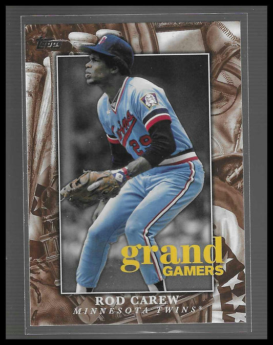 2024 Topps Grand Gamers 1977 Rod Carew Minn Twins #GOG-11 Rod Carew