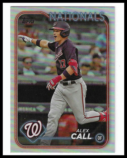 2024 Topps - Rainbow Foil #496 Alex Call Rainbow Foil