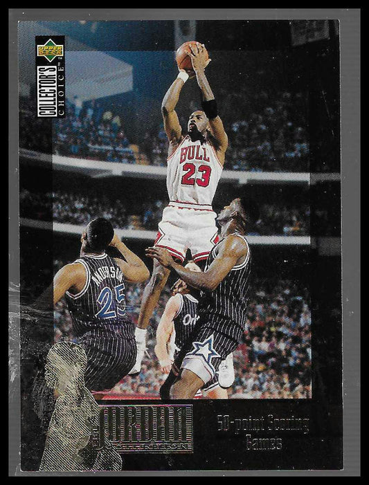 1995-96 Upper Deck The Jordan Collection Gold #JC10 50-Point Scoring Games