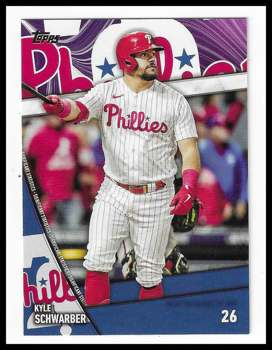 2024 Topps - Significant Statistics #SS-11 Kyle Schwarber Significant Statistics