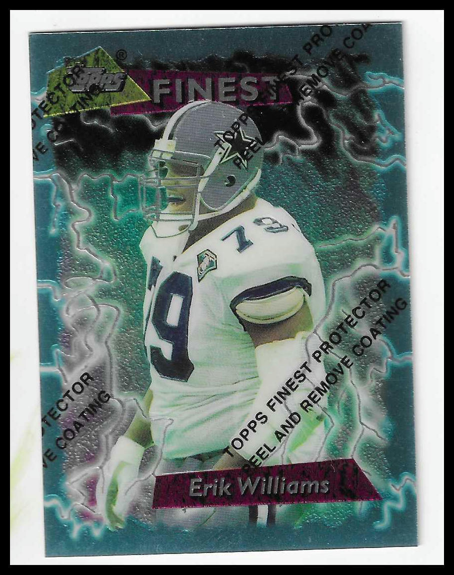 1995 Topps Finest #30 Erik Williams Refractor