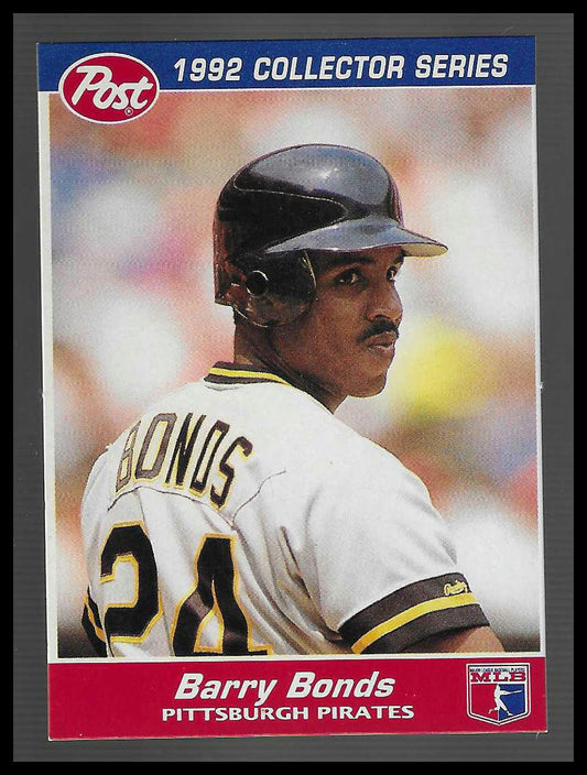 1992 Post Cereal #15 Barry Bonds