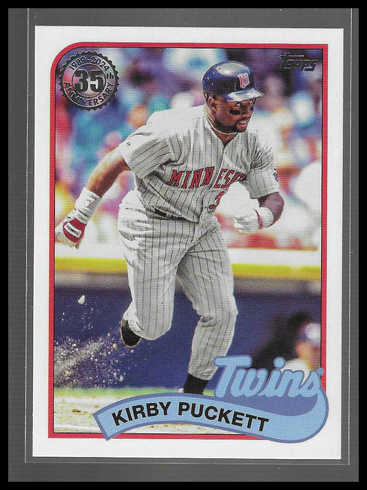 2024 Topps #89B2-26 Kirby Puckett 1989 Topps Baseball 35th Anniversary