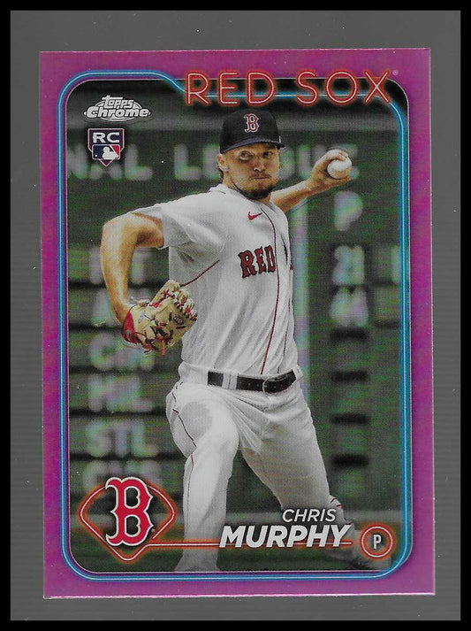 2024 Topps Chrome #47 Chris Murphy Pink Refractor